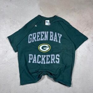 Vintage 90s single stitch pro player Green‎ Bay Packers Tshirt Men's size XL